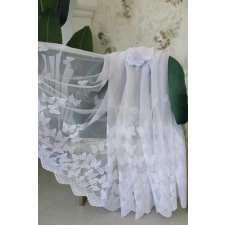  Kész függöny Scarlett fehér Pillangós minta 400x180cm lakástextília