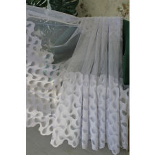  Kész függöny Sparta fehér modern mintás 400x250cm lakástextília