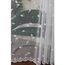  Kész függöny Verona fehér faleveles 500x250cm lakástextília