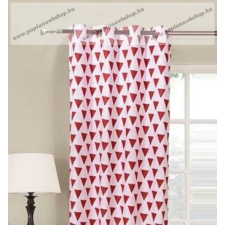  Készfüggöny, Triangles Bordó, 140x245 cm lakástextília