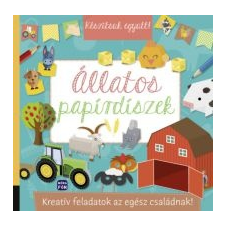  Készítsük együtt! - Állatos papírdíszek gyermek- és ifjúsági könyv