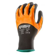  KESZTYÛ SZERELÕ DUPLARÉTEGÛ NITRIL NARANCS 9-ES/10 PÁR