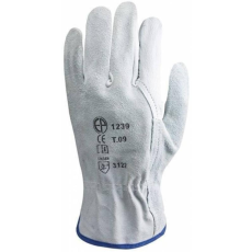  Kesztyû színbõr hasíték szürke 10