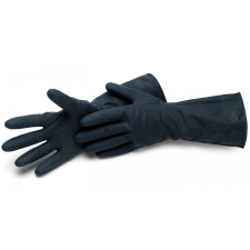 Kesztyű Latex Fekete Ipari L 42612 védőkesztyű