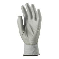  Kesztyű mártott COVERGUARD poliészter PU tenyérrel szürke 11-es 2 darab/pár