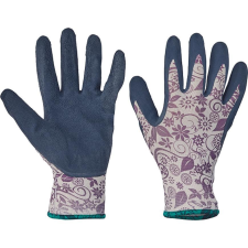 Kesztyű PINTAIL navy 08, nejlon/latex, lila munkavédelmi cipő