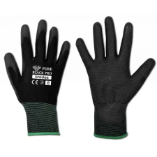  Kesztyű RWPBCP8 PURE BLACK PRO polyuretan 8 védőkesztyű