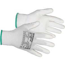  Kesztyű ST BROTULA White 08/M kerti, fehér, bliszterrel