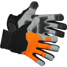  Kesztyű Strend Pro Arvilo High Vision, textil/bőr fényvisszaverő elemekkel, 10/XL méret, bliszter