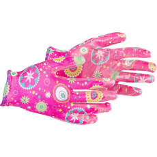  Kesztyű Strend Pro Kalmia, nitril, rózsaszín, 08/M méret, kerti, bliszterrel