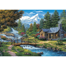 Két vízesés 2000 darabos puzzle puzzle, kirakós