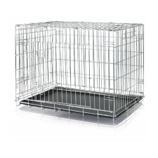 Kétajtós fémketrec M 78x62x55cm Trixie 3923 szállítóbox, fekhely kutyáknak