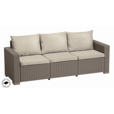  Keter California 3 személyes kanapé, cappucino kerti bútor