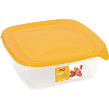 Keter - Curver Curver Fresh&Go négyzet alakú ételtároló 1.7 l sárga (182237) uzsonnás doboz