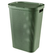 Keter - Curver Curver Infinity Dots 60L szennyestartó kosár zöld (245809) bútor