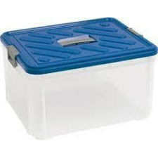 Keter - Curver Játéktároló doboz fedéllel, átlátszó (169056) bútor