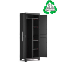 KETER Detroit Két Ajtós Műanyag Tárolószekrény - 182x65x45 cm kerti tárolás