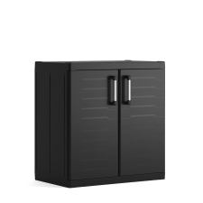KETER DETROIT LOW XL műanyag szekrény - fekete - 93 cm kerti tárolás