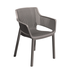 Keter Elisa Polyrattan Kerti Szék, Cappuccino (Méret: 58 X 63) kerti bútor