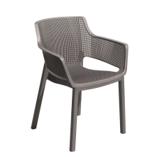 KETER ELISA polyrattan kerti szék, cappuccino (Méret: 58 x 63) kerti bútor