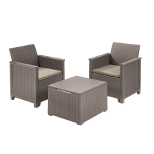KETER EMMA BALCONY polyrattan kerti bútor garnitúra - cappuccino kerti bútor
