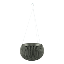 KETER felakasztható virágtartó Cozies S szürke, 3,2 l, 28 x 18 cm kerti tárolás
