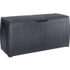 KETER HOLLYWOOD műanyag kerti tároló doboz, grafitszürke - 270L