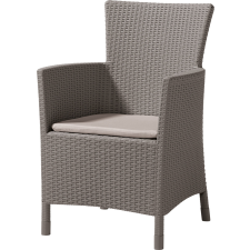 Keter Iowa/Montana polyrattan kerti fotel - cappuccino kerti bútor