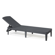 KETER Jaipur exkluzív polyrattan kerti nyugágy – grafit – 188 cm kerti bútor