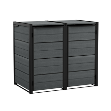 KETER Kerti tároló Keter Hide Away 2x 120 l-es kukákhoz, szürke kerti tárolás
