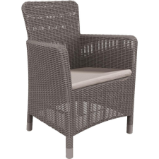 KETER Trenton Dining polyrattan kerti szék - cappuccino kerti bútor