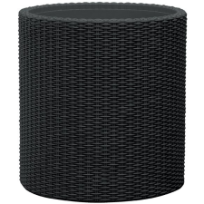 KETER Virágcserép MEDIUM CYLINDER, grafit kerti tárolás