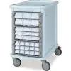  Kétoldalas gyógyszerosztó kocsi / 27499 DOUBLE FACE PHARMACY TROLLEY