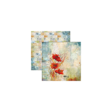  Kétoldalas scrapbook papír -Poppies dance dekorációs kellék