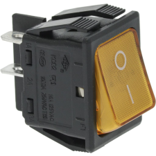  KÉTPÓLUSÚ KAPCSOLÓ NARANCSSÁRGA 16A 250V beépíthető gépek kiegészítői