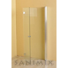 Kétrészes kádparaván 60+60*140cm kád, zuhanykabin