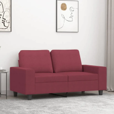  kétszemélyes bordó szövet kanapé 120 cm bútor