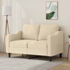  kétszemélyes krémszínű szövetkanapé 120 cm bútor
