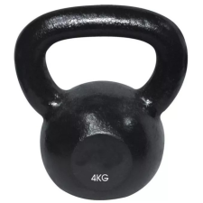 Kettlebell fekete vas 4 kg kettlebell
