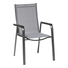  KETTLER CIRRUS alumínium rakásolható kerti szék – ezüst / szürke kerti bútor