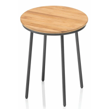 KETTLER TRIBE oldalasztal Ø 40 cm – antracit / teak kerti bútor