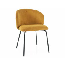  Kevin Vardo Étkezőszék Curry Szövet Fekete Vázzal bútor