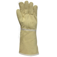 Kevlar GAN59875 ÖTUJJAS SZÖVÖTT PARA-ARAMID hőálló munkavédelmi KESZTYŰ 38CM védőkesztyű