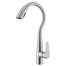 Kevmil KEVIN kihúzhatófejes csaptelep, inox csaptelep