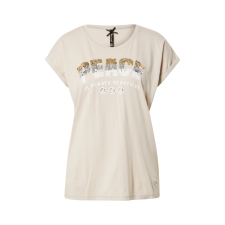 Key Largo Póló 'HARMONY'  bézs / fehér / arany női póló