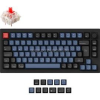 Keychron Q1 V2 Gateron G Pro Red mechanikus vezetékes billentyűzet angol lokalizáció (fekete) (Q1-M1-UK)