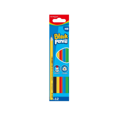 KeyRoad Grafitceruza, HB, háromszögletű, 12 db/bliszter, , vegyes színek (KR972792) (KR972792) ceruza