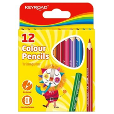 KeyRoad háromszög fél 12 szín színes ceruza