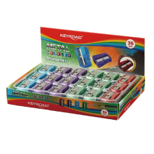KeyRoad Hegyező 1 lyukú fém 36 db/display Keyroad Metal Colourful vegyes színek hegyező