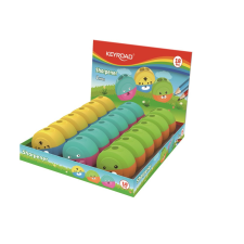 KeyRoad Hegyező, 2 lyukú, 18 db/display, Keyroad, Speedy Snail, vegyes színek hegyező